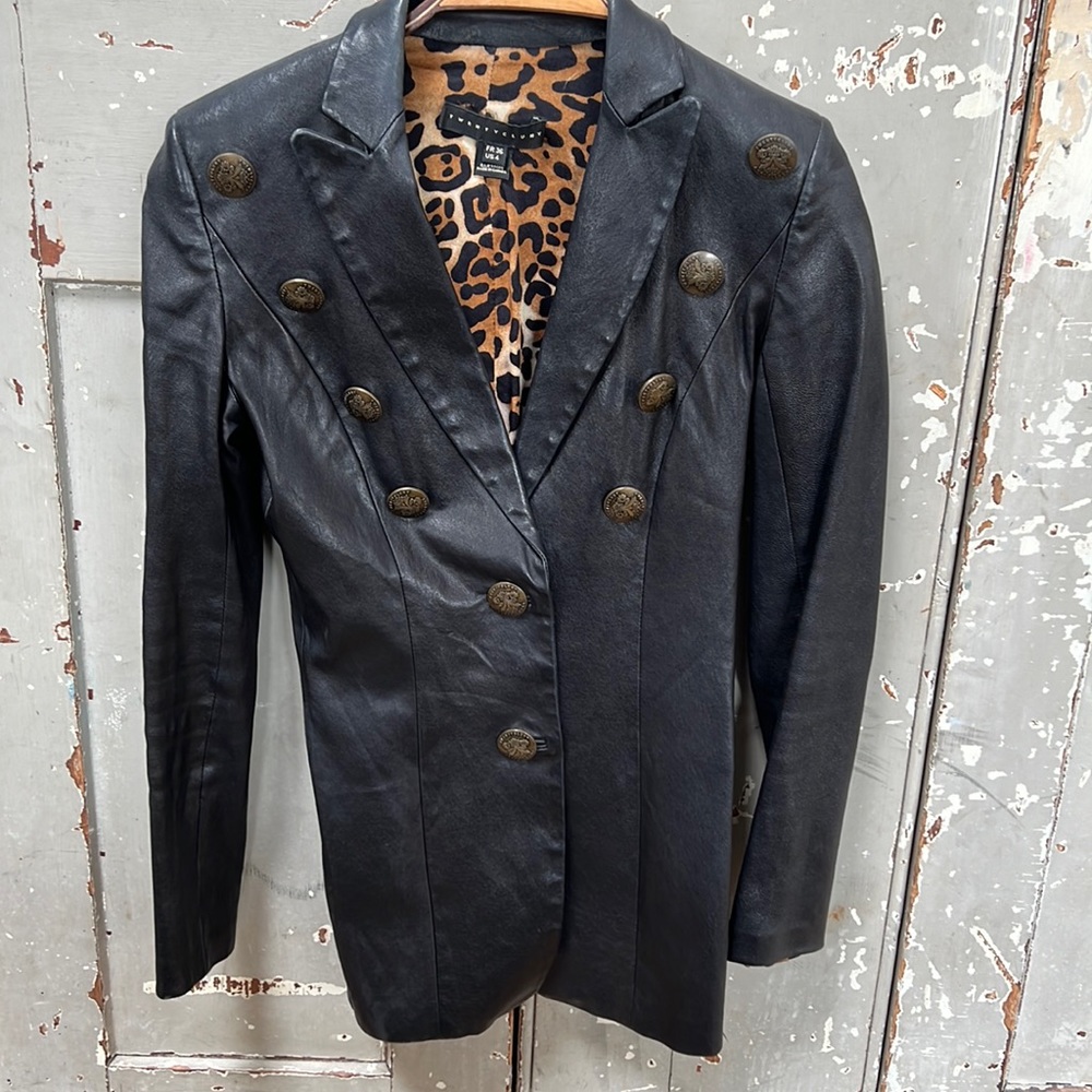 Twentycluny leather blazer